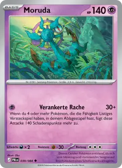 Pokémon-Karte Moruda 039/084