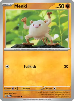 Pokémon-Karte Menki 042/084