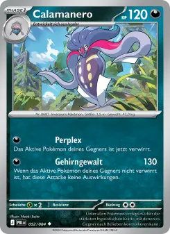 Pokémon-Karte Calamanero 052/084