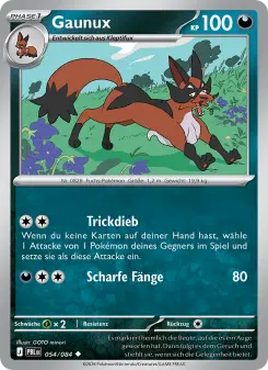 Pokémon-Karte Gaunux 054/084