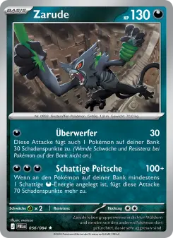 Pokémon-Karte Zarude 056/084