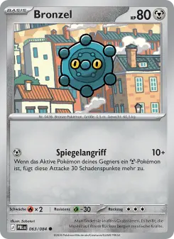 Pokémon-Karte Bronzel 063/084