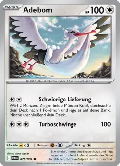 Pokémon-Karte Adebom 071/084