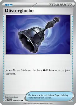 Pokémon-Karte Düsterglocke 075/084
