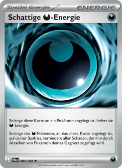 Pokémon-Karte Schattige Darkness-Energie 083/084