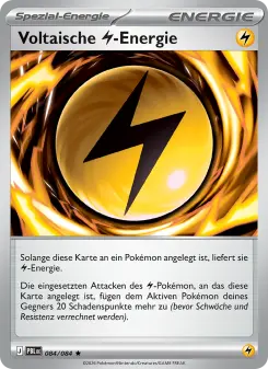 Pokémon-Karte Voltaische Lightning-Energie 084/084