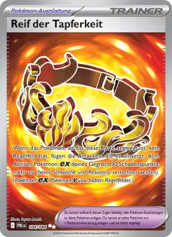 Pokémon-Karte Reif der Tapferkeit 104/084