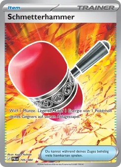 Pokémon-Karte Schmetterhammer 105/084