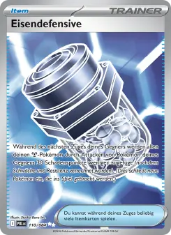 Pokémon-Karte Eisendefensive 110/084