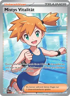Pokémon-Karte Mistys Vitalität 111/084