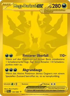 Pokémon-Karte Mega-Darkrai-ex 120/084