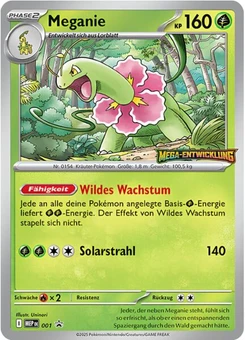 Pokémon-Karte Meganie 001/000