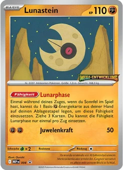 Pokémon-Karte Lunastein 004/000