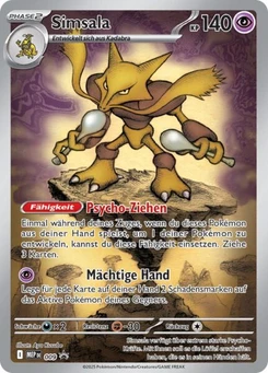 Pokémon-Karte Simsala 009/000