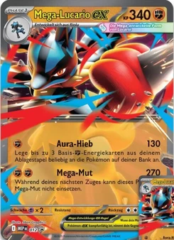 Pokémon-Karte Mega-Lucario-ex 012/000