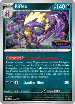 Pokémon-Karte Riffex 017/000