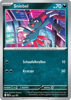 Pokémon-Karte Sniebel 020/000