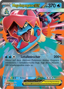 Pokémon-Karte Mega-Impergator-ex 036/000