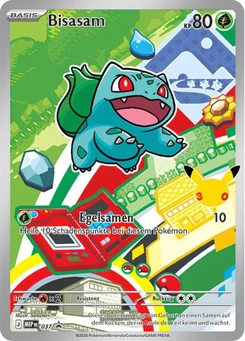 Pokémon-Karte Bisasam 037/000