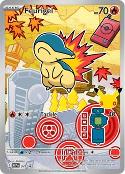 Pokémon-Karte Feuriegel 047/000