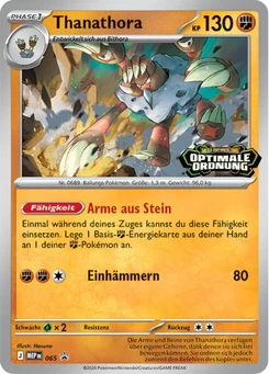 Pokémon-Karte Thanathora 065/000