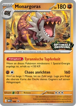 Pokémon-Karte Monargoras 066/000