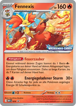 Pokémon-Karte Fennexis 074/000