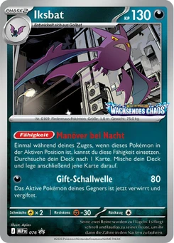 Pokémon-Karte Iksbat 076/000