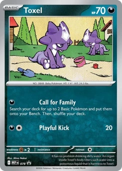 Pokémon-Karte Toxel 078/000