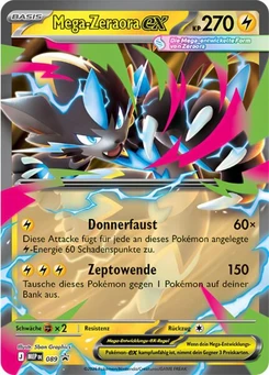 Pokémon-Karte Mega-Zeraora-ex 089/000