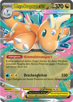 Pokémon-Karte Mega-Dragoran-ex 091/000