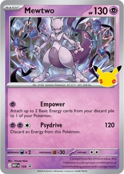 Pokémon-Karte Mewtu 104/000