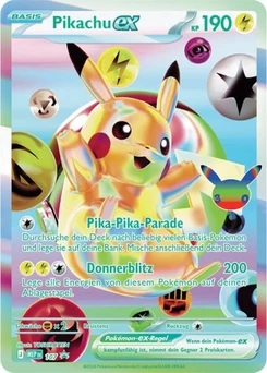 Pokémon-Karte Pikachu-ex 107/000