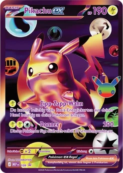 Pokémon-Karte Pikachu-ex 109/000