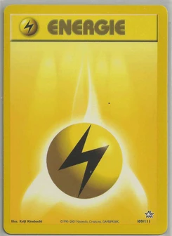 Pokémon-Karte Elektroenergie 109/111