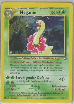 Pokémon-Karte Meganie 011/111