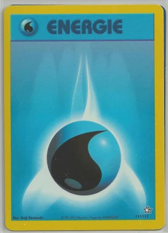 Pokémon-Karte Wasserenergie 111/111