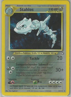 Pokémon-Karte Stahlos 015/111