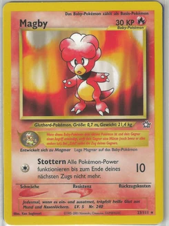 Pokémon-Karte Magby 023/111