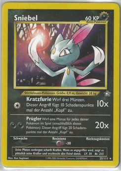 Pokémon-Karte Sniebel 025/111