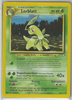 Pokémon-Karte Lorblatt 029/111