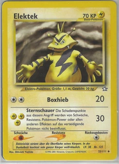 Pokémon-Karte Elektek 033/111