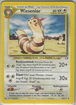 Pokémon-Karte Wiesenior 035/111
