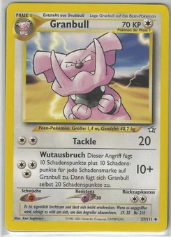Pokémon-Karte Granbull 037/111