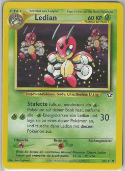 Pokémon-Karte Ledian 039/111
