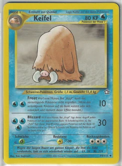 Pokémon-Karte Keifel 044/111
