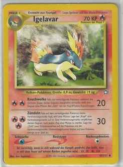 Pokémon-Karte Igelavar 047/111