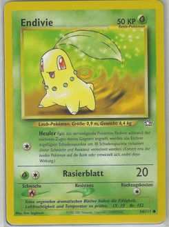 Pokémon-Karte Endivie 054/111