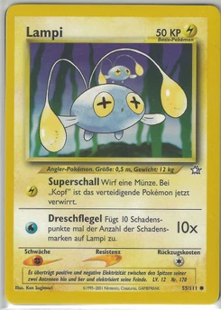 Pokémon-Karte Lampi 055/111