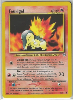 Pokémon-Karte Feurigel 056/111